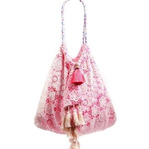 6 shore road sunset beach bag